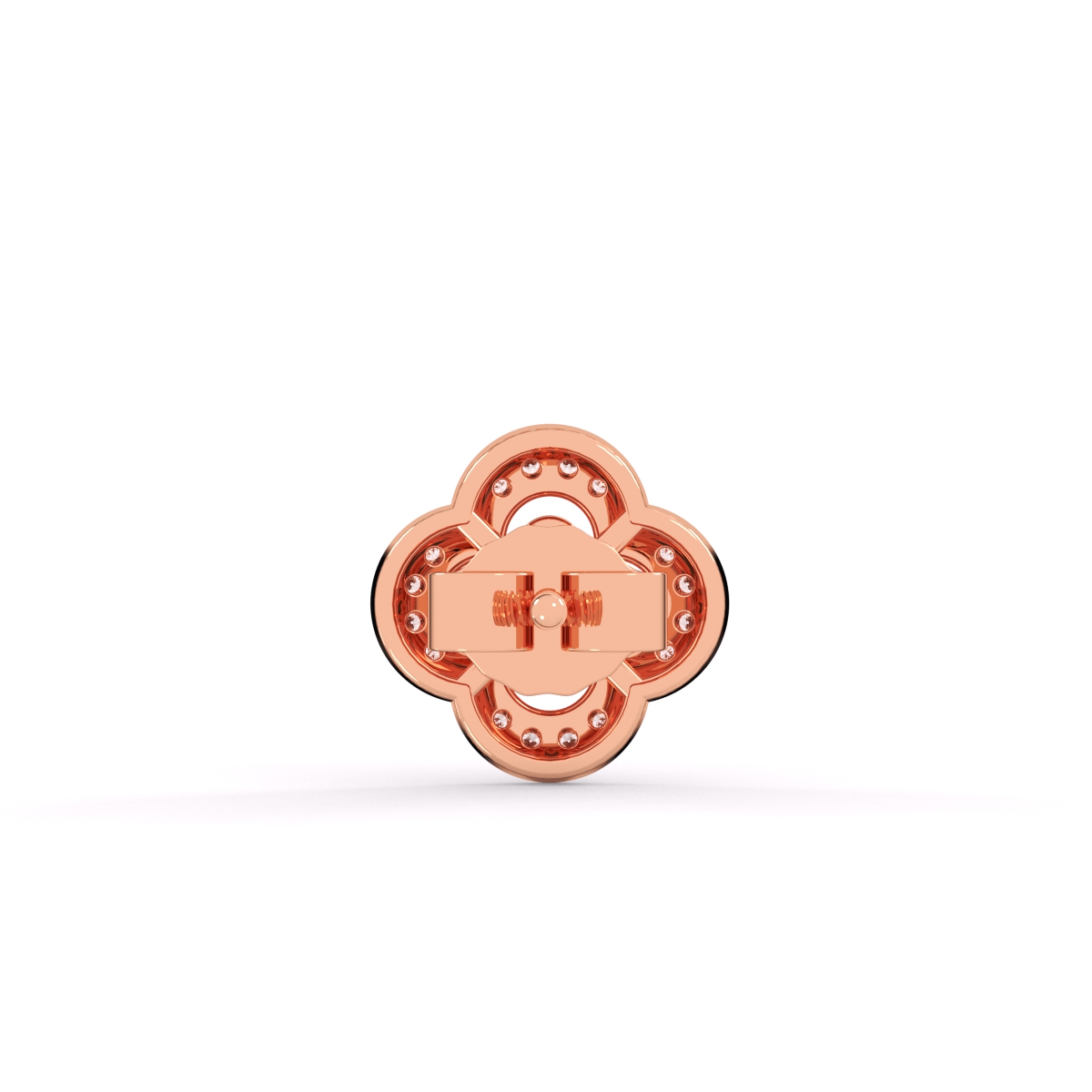 Elegant Cluster Round Diamond Girl’s Studs